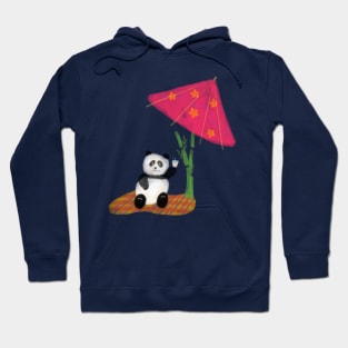 Excited for Summer: Panda in the Beach Hoodie